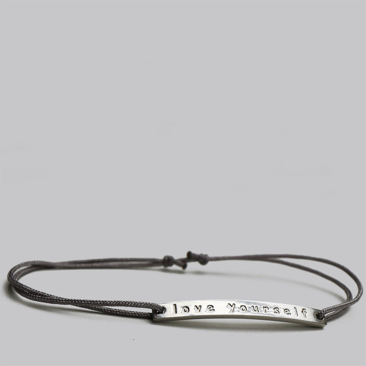 GLÜCKSARMBAND love yourself 1 - UnikateSchmuck