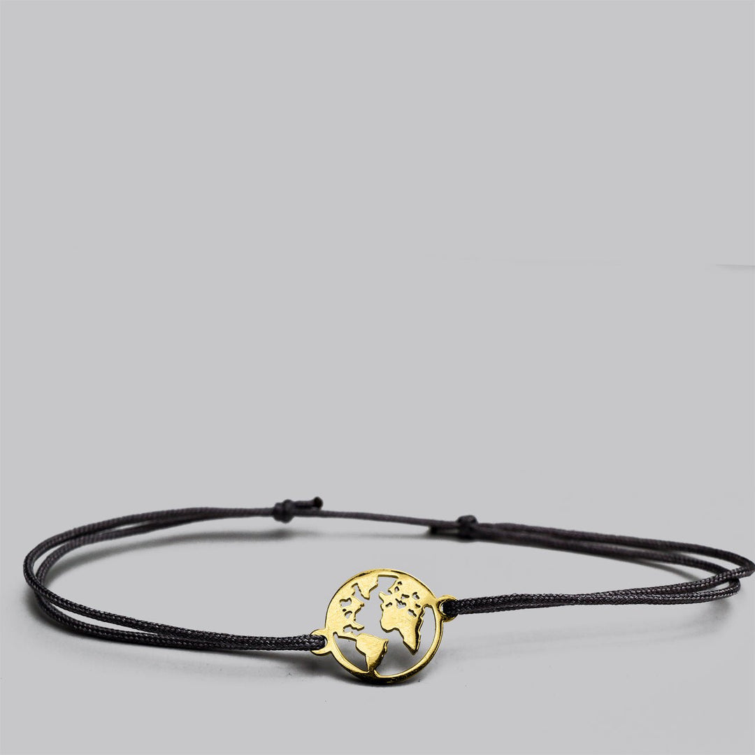 GLÜCKSARMBAND Welt - UnikateSchmuck