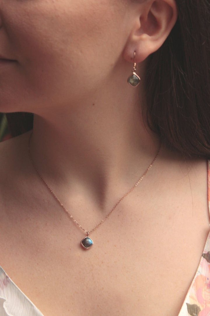 Halskette LABRADORIT - UnikateSchmuck