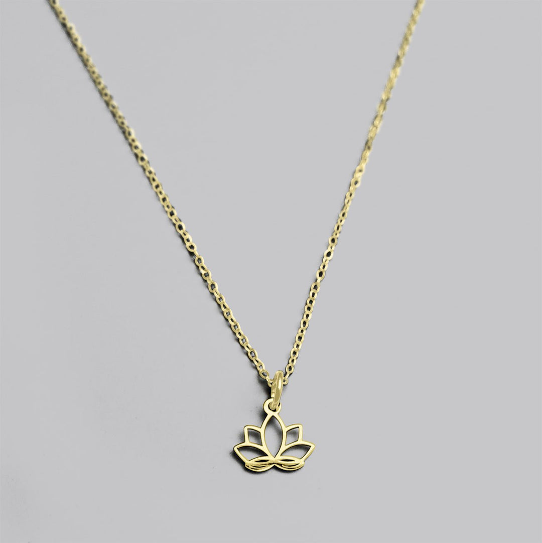 HALSKETTE Lotusblume - UnikateSchmuck