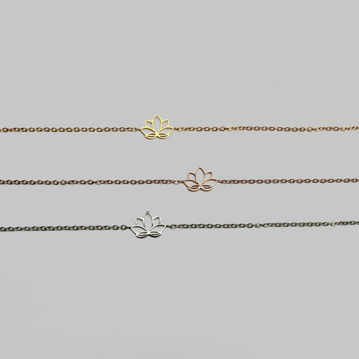 HALSKETTE Lotusblume fix - UnikateSchmuck