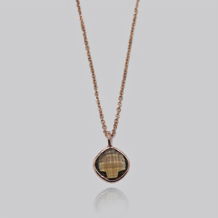 Halskette RAUCHQUARZ - UnikateSchmuck