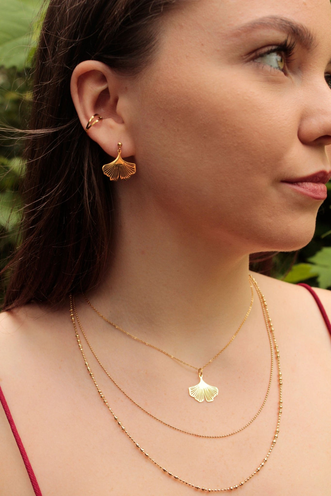 OHRINGE Ginkgo small - UnikateSchmuck