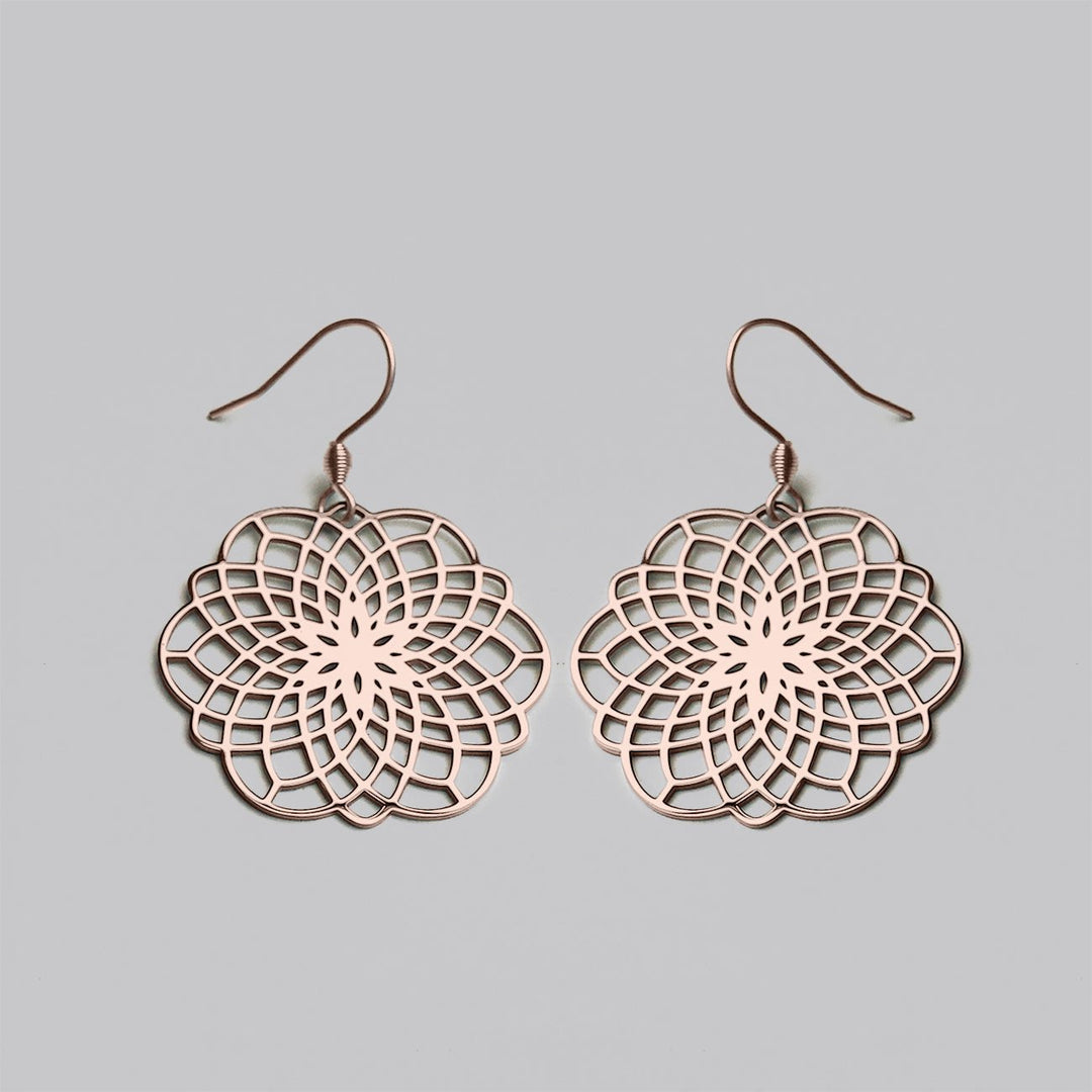 OHRRINGE Flower big - UnikateSchmuck