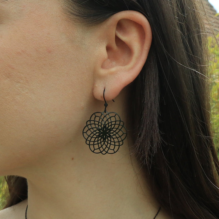 OHRRINGE Flower big - UnikateSchmuck