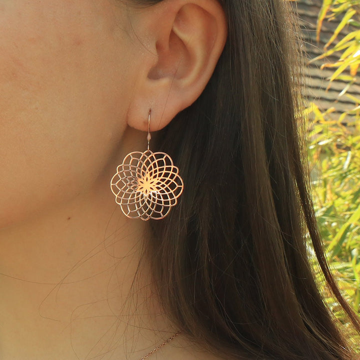 OHRRINGE Flower big - UnikateSchmuck