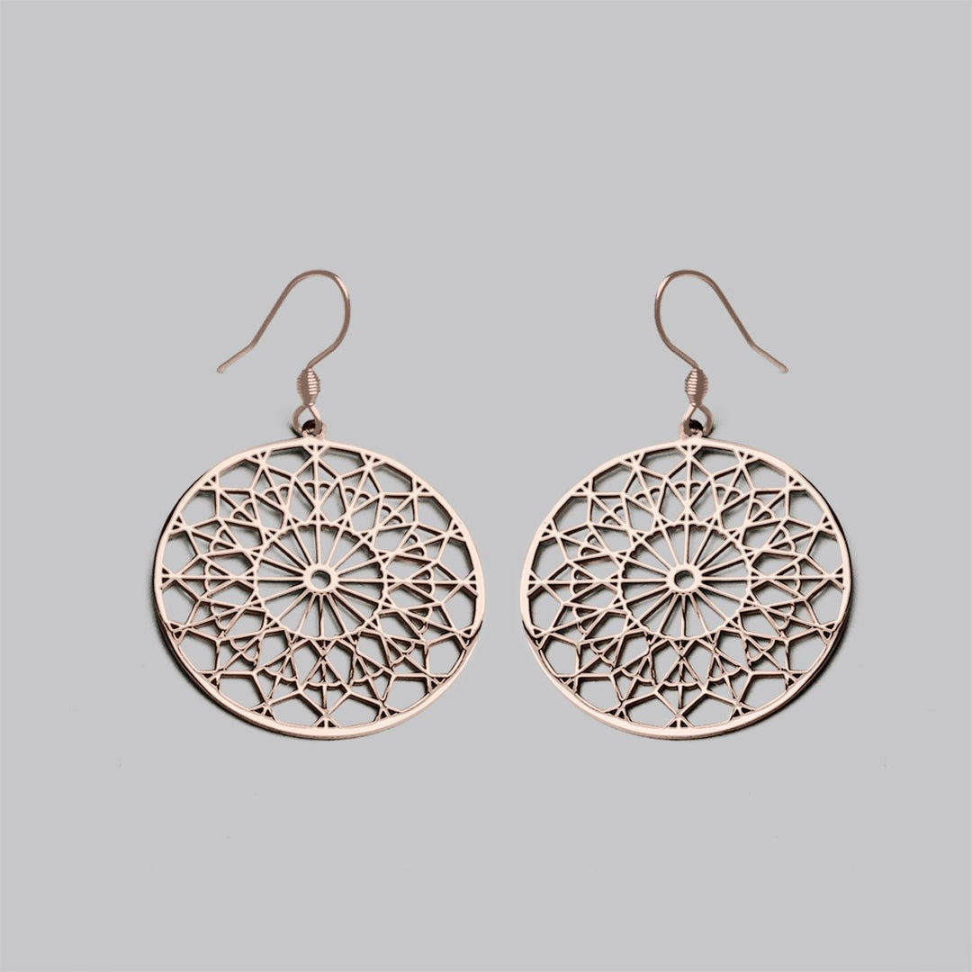 OHRRINGE Mandala round - UnikateSchmuck