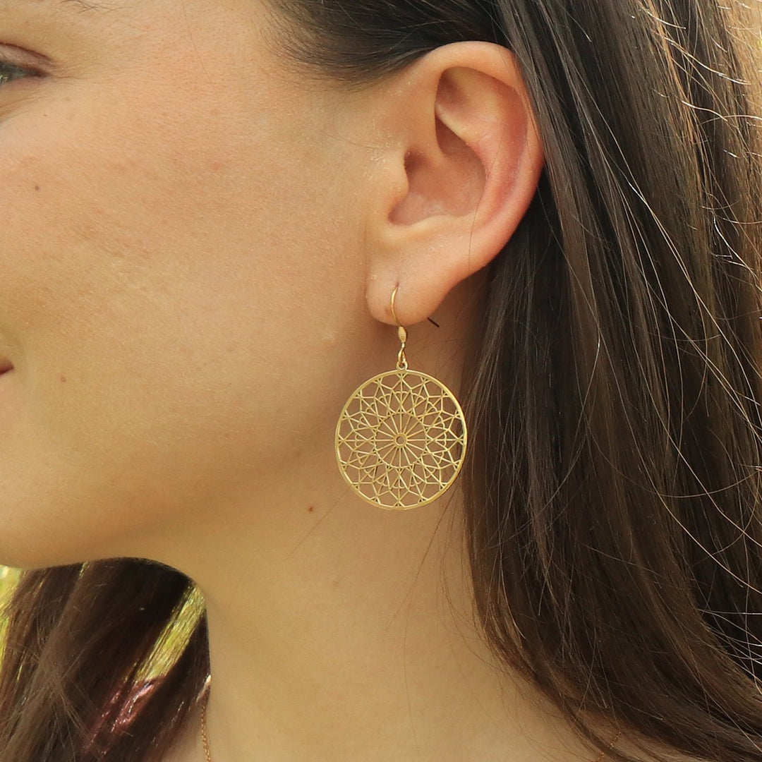 OHRRINGE Mandala round - UnikateSchmuck