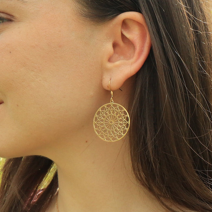 OHRRINGE Mandala round - UnikateSchmuck