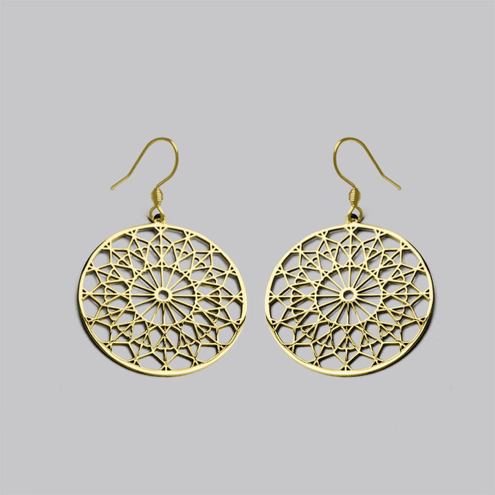 OHRRINGE Mandala round - UnikateSchmuck
