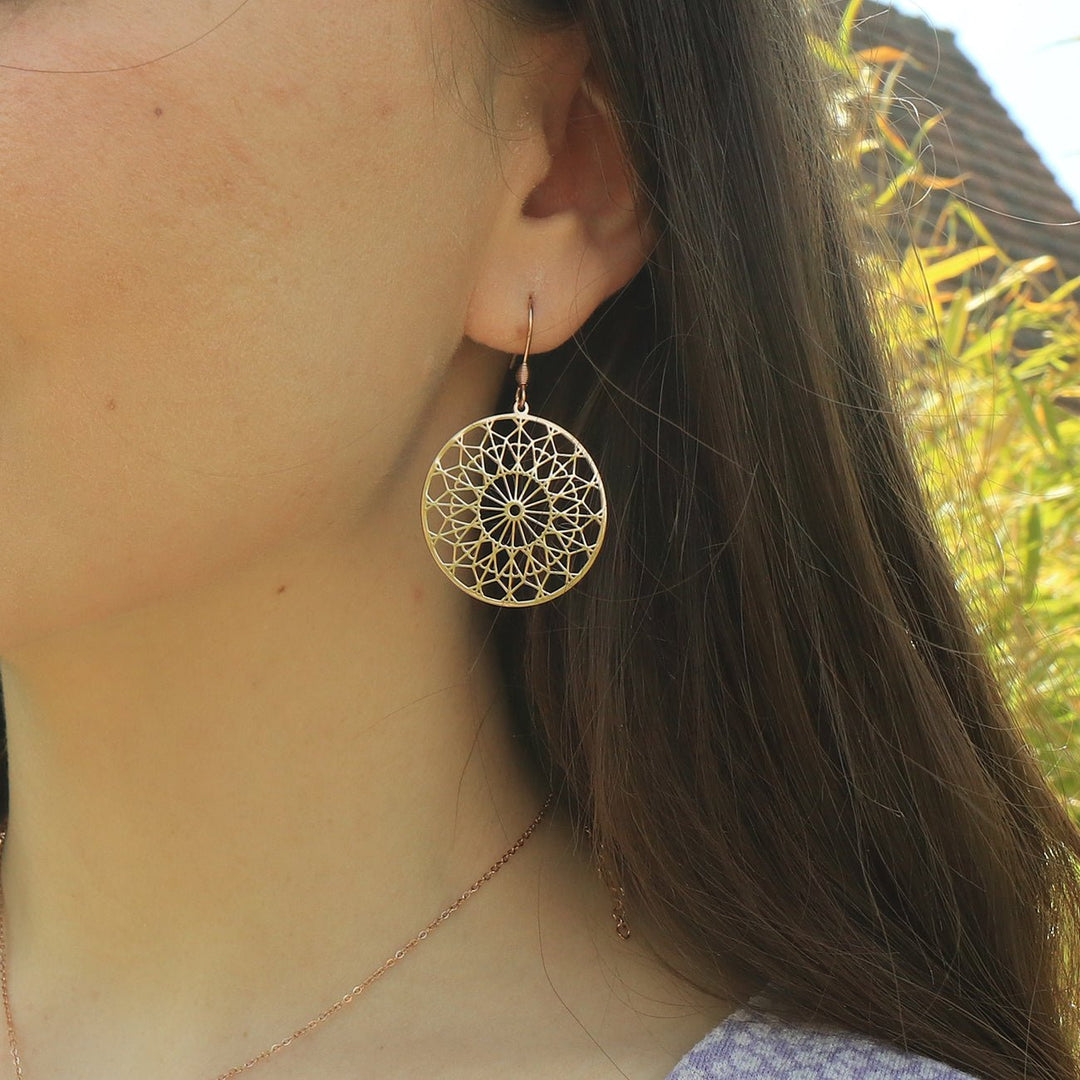 OHRRINGE Mandala round - UnikateSchmuck