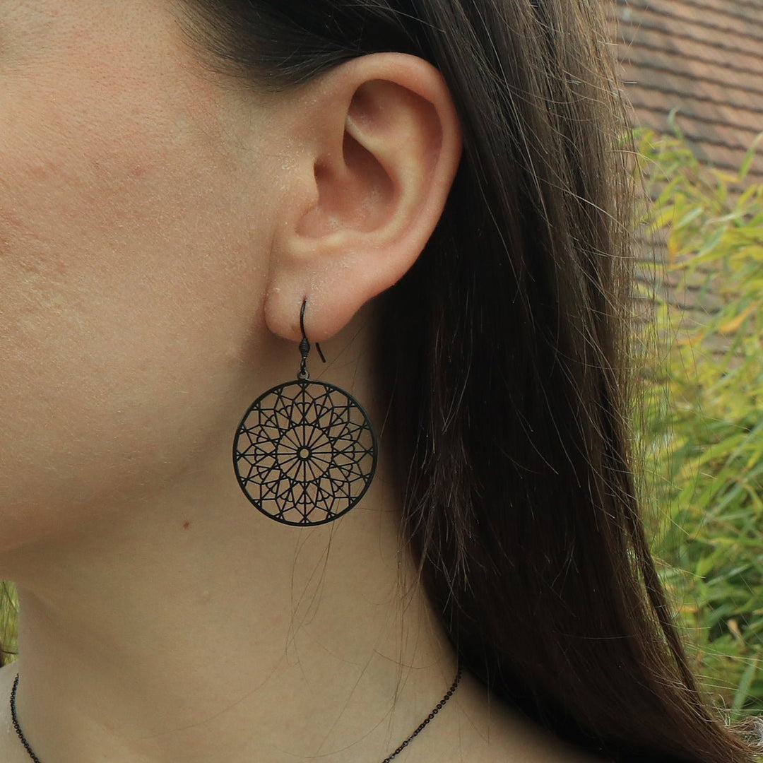 OHRRINGE Mandala round - UnikateSchmuck