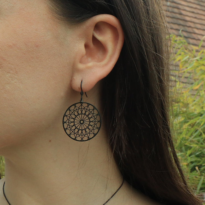 OHRRINGE Mandala round - UnikateSchmuck