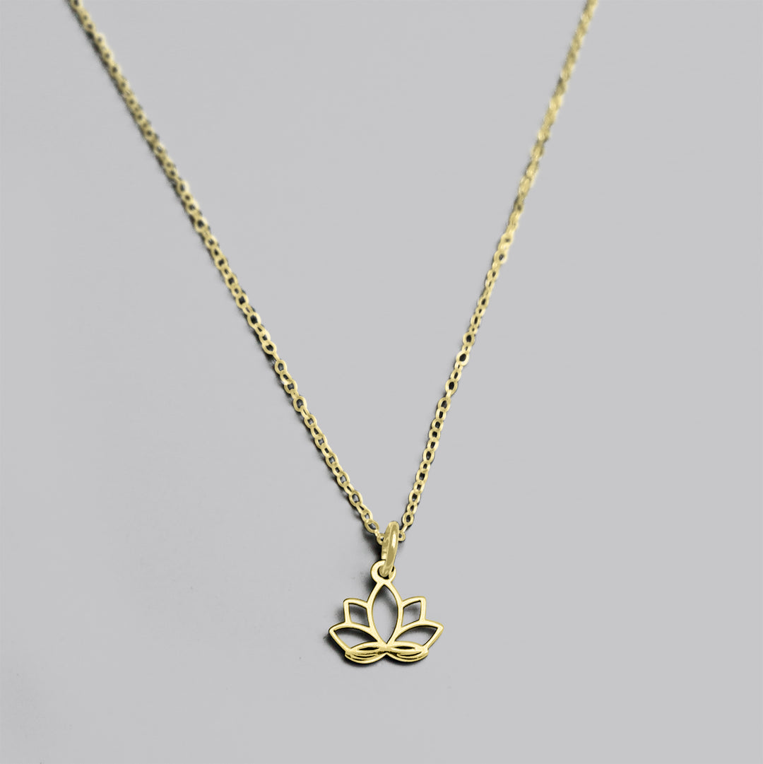 NECKLACE lotus flower