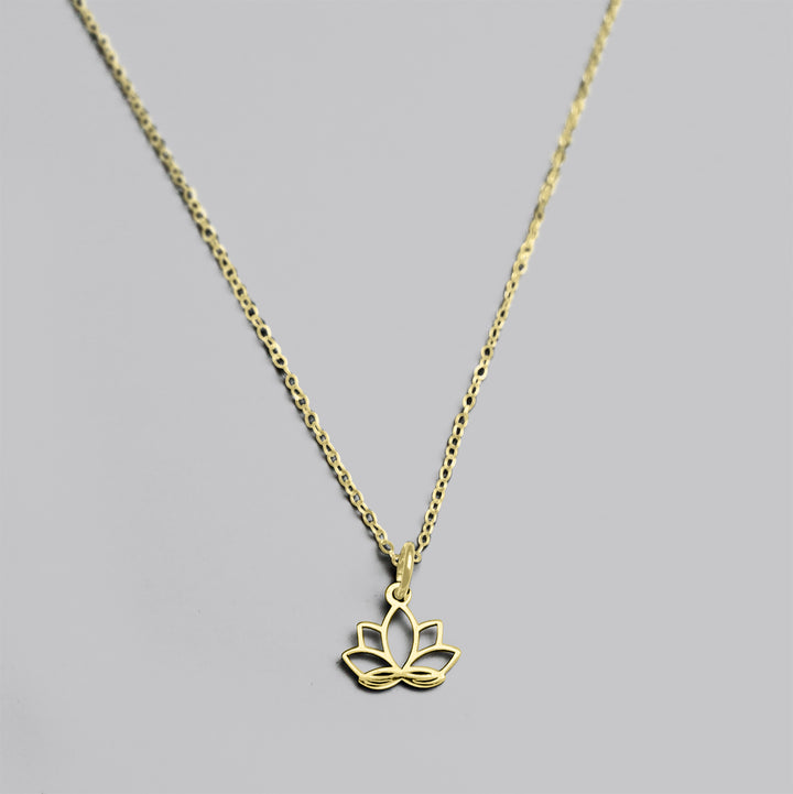 NECKLACE lotus flower