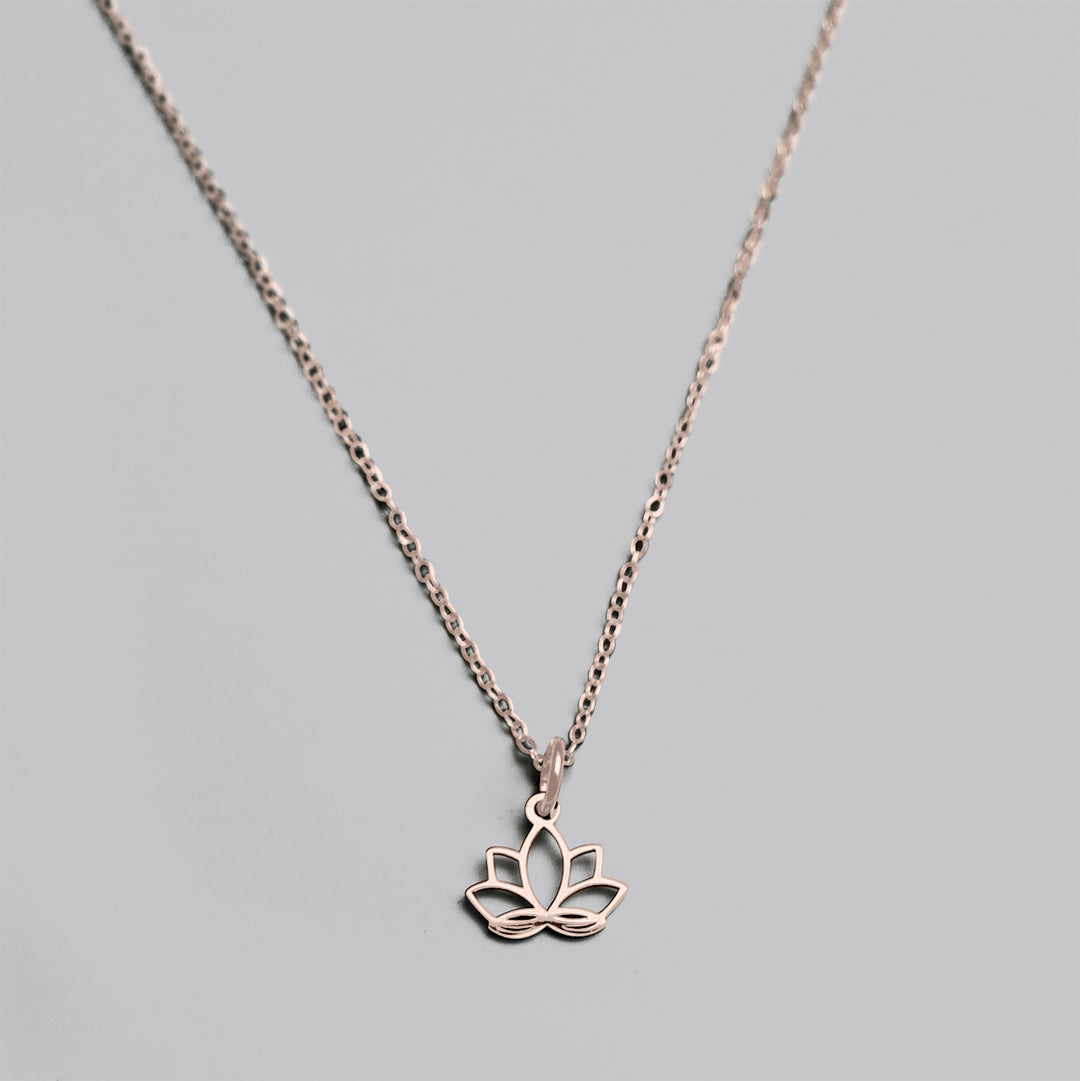 HALSKETTE Lotusblume