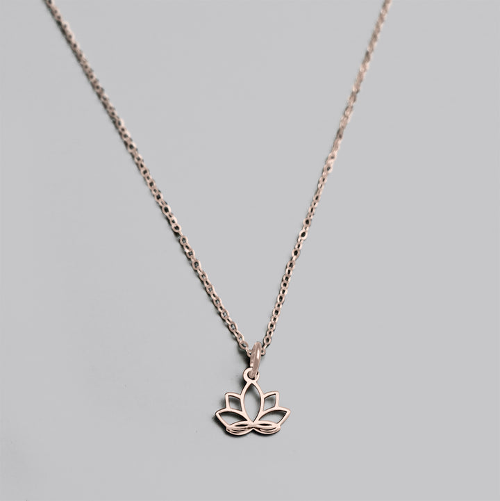 HALSKETTE Lotusblume